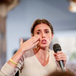 La ministra de Igualdad, Irene Montero, interviene en el encuentro 'El feminismo de la cuarta ola: una nueva generación de derechos feministas', en el Espacio Bertelsmann