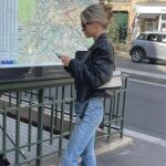 Anne Laure Mais con un auténtico look parisino.