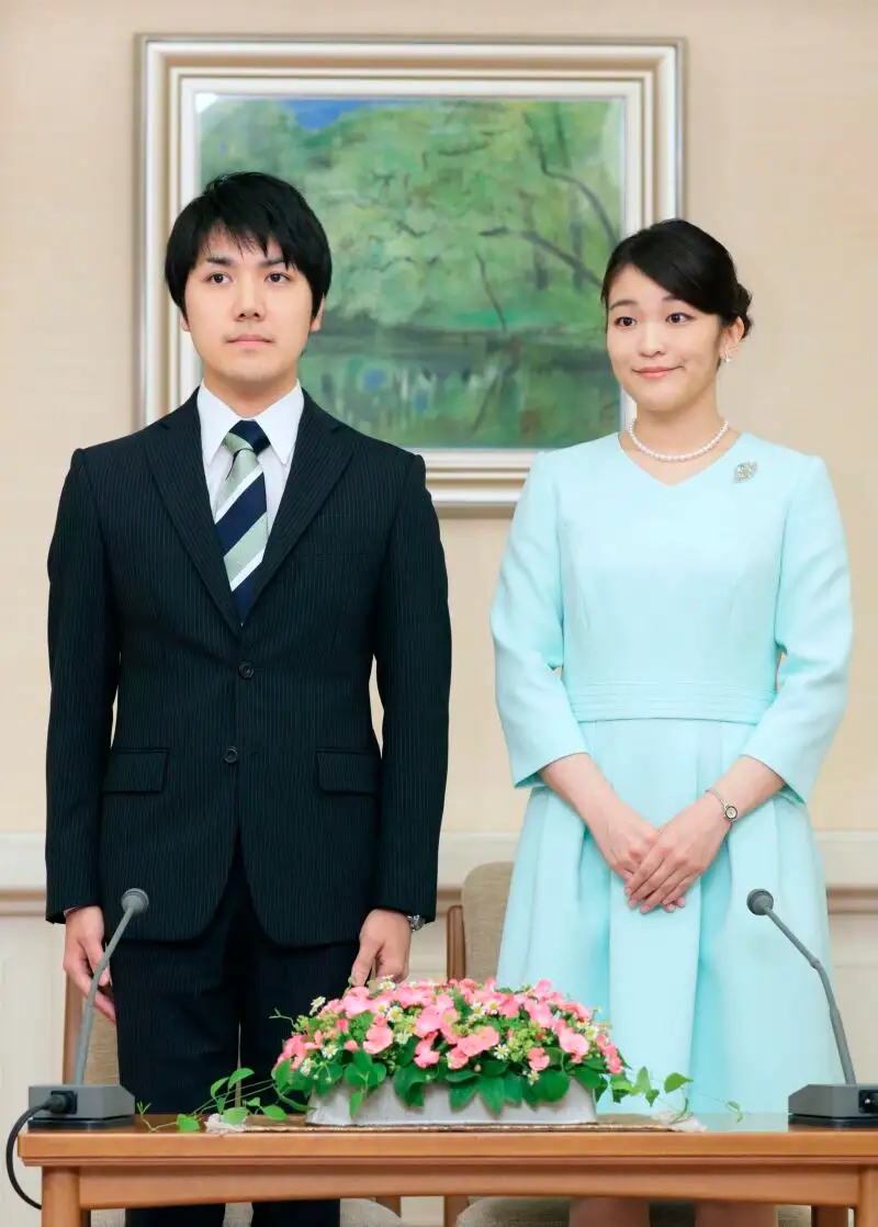 la princesa Mako de Japón, junto a su prometido Kei Komuro EFE/EPA/JAPAN POOL JAPAN OUT EDITORIAL USE ONLY/ NO ARCHIVES