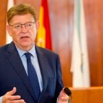 El presidente de la Generalitat, Ximo Puig