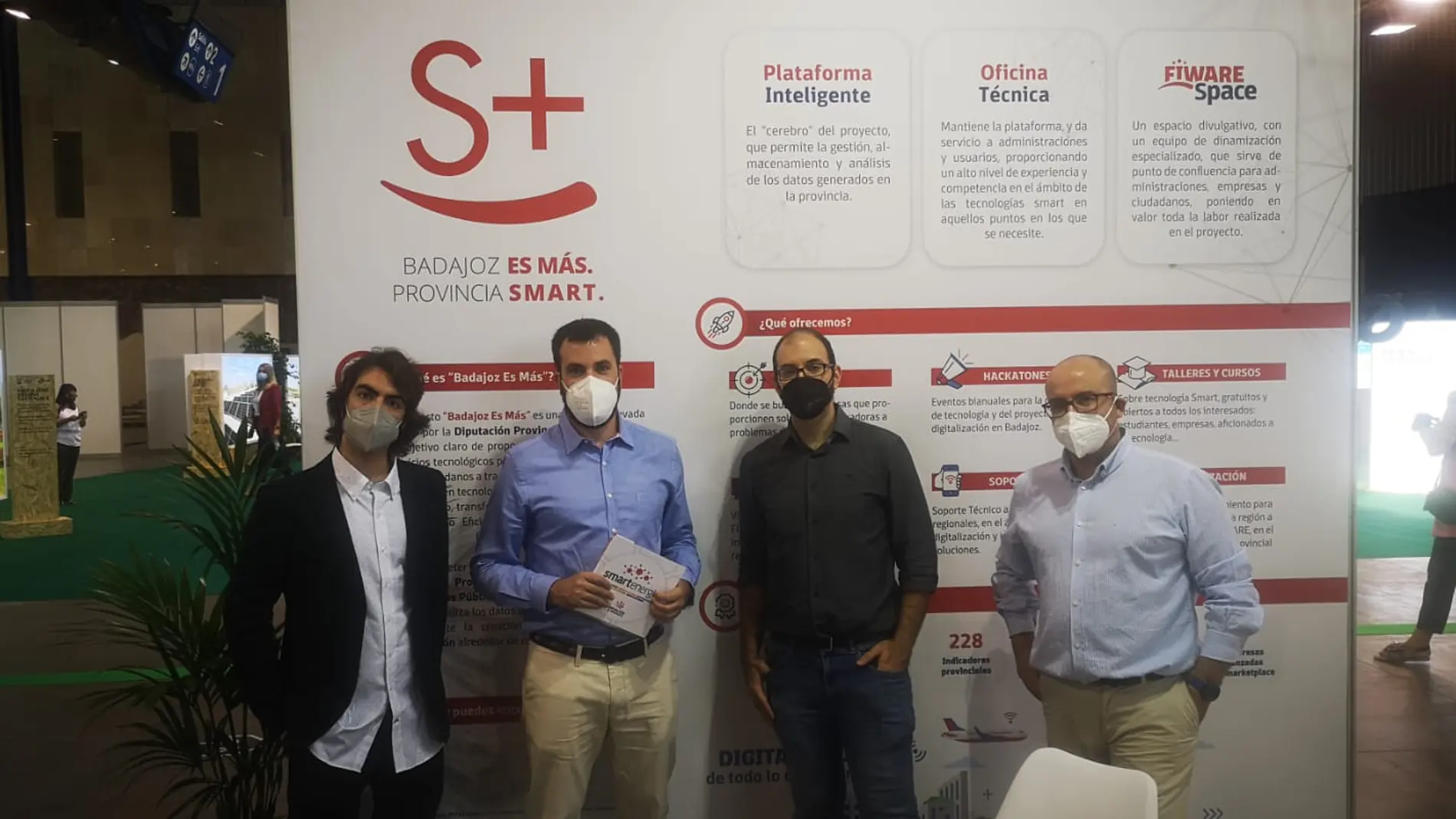 Representantes de la Diputación de Segovia en el foro