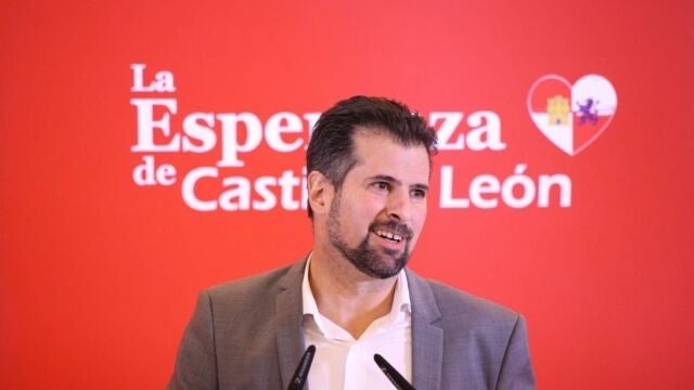 El secretario general del PSOECyL, Luis Tudanca,