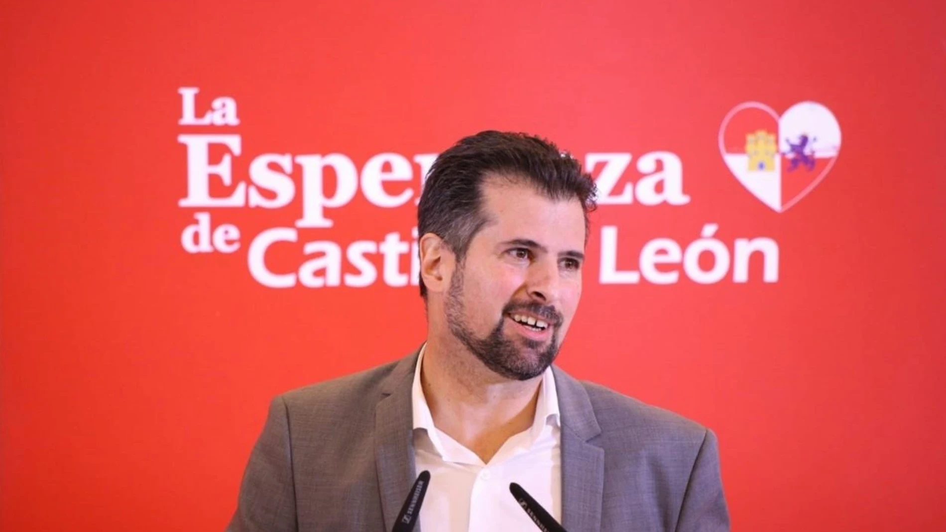 El secretario general del PSOECyL, Luis Tudanca,