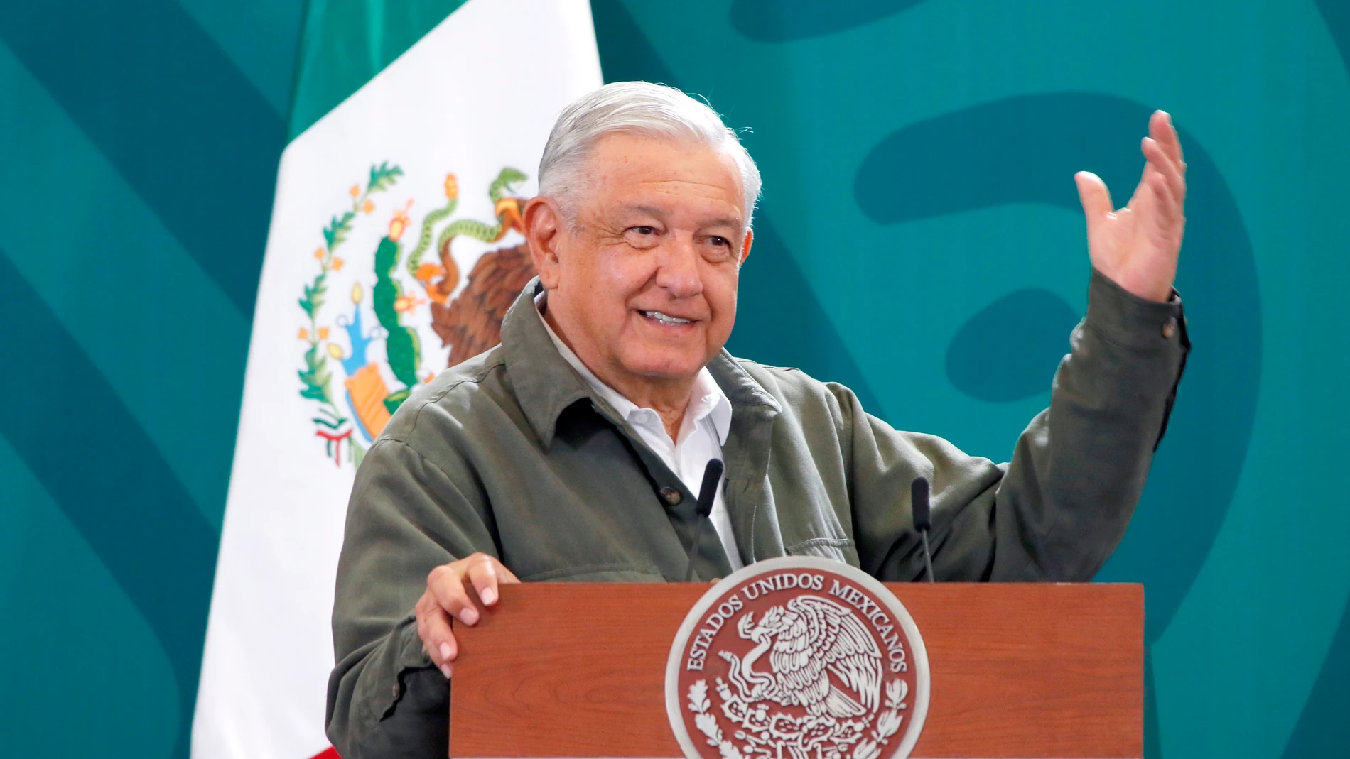 El presidente mexicano fija sus mensajes cada día a las 7 en punto en largas ruedas de prensa conocidas como las mañaneras.
