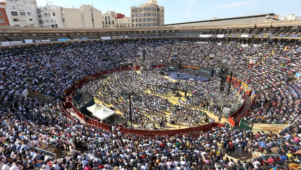 Clausura de la Convención Nacional del Partido Popular en la plaza de toros de Valencia
