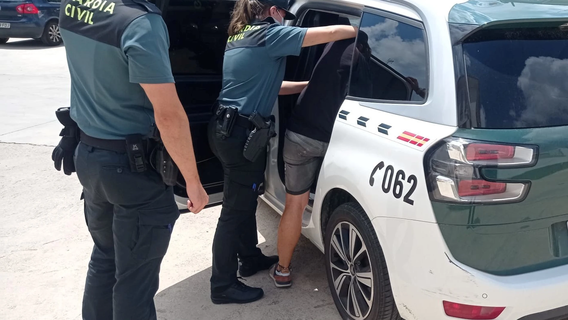 Imagen del momento de la detención