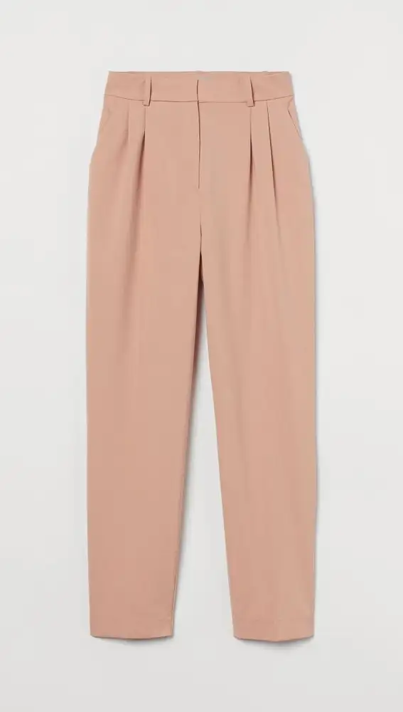 Pantalón de vestir en color rosa empolvado, de H&M