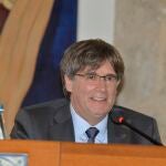 Carles Puigdemont, en Cerdeña.