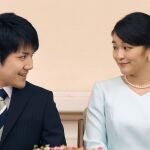 Japan's Princess Mako and her fiance Kei Komuro