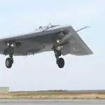 El dron de ataque Ojótnik durante las primeras pruebas de vuelo en 2020
