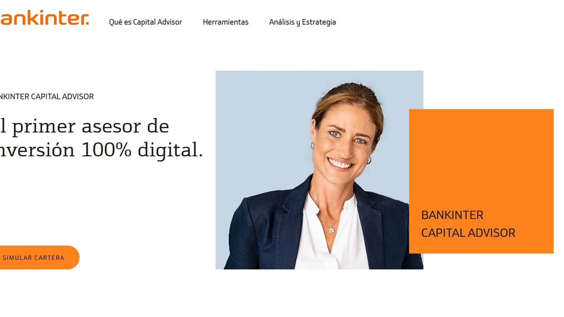 El servicio está disponible en la web de Bankinter desde hoy
