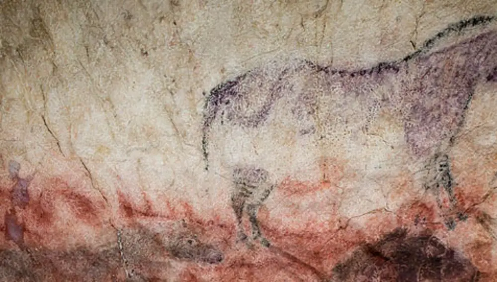 Representación de un caballo en la Cueva de Tito Bustillo.