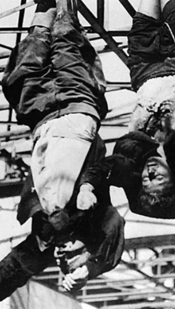 El linchamiento de Mussolini y Clara Petacci