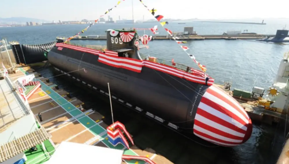 Submarino japonés de la clase Soryu.