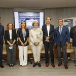 Foto de familia tras la apertura del nuevo curso por parte del Colegio Oficial de Graduados e Ingenieros Técnicos Industriales de Sevilla