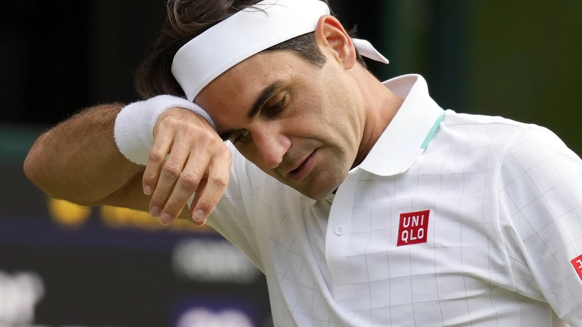 Roger Federer, en el último Wimbledon del pasado verano.