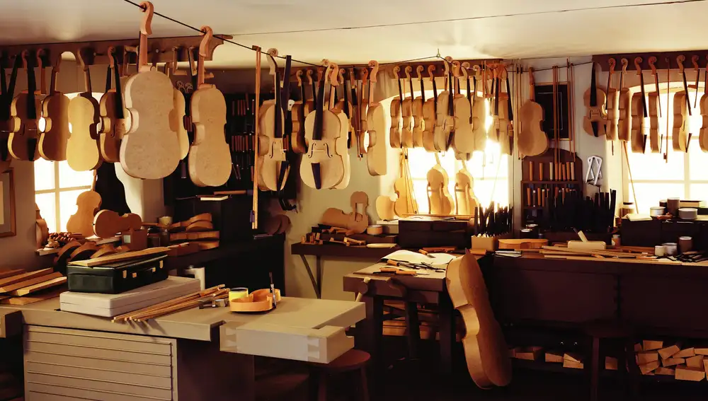 El taller del lutier de violines que recrea Demand