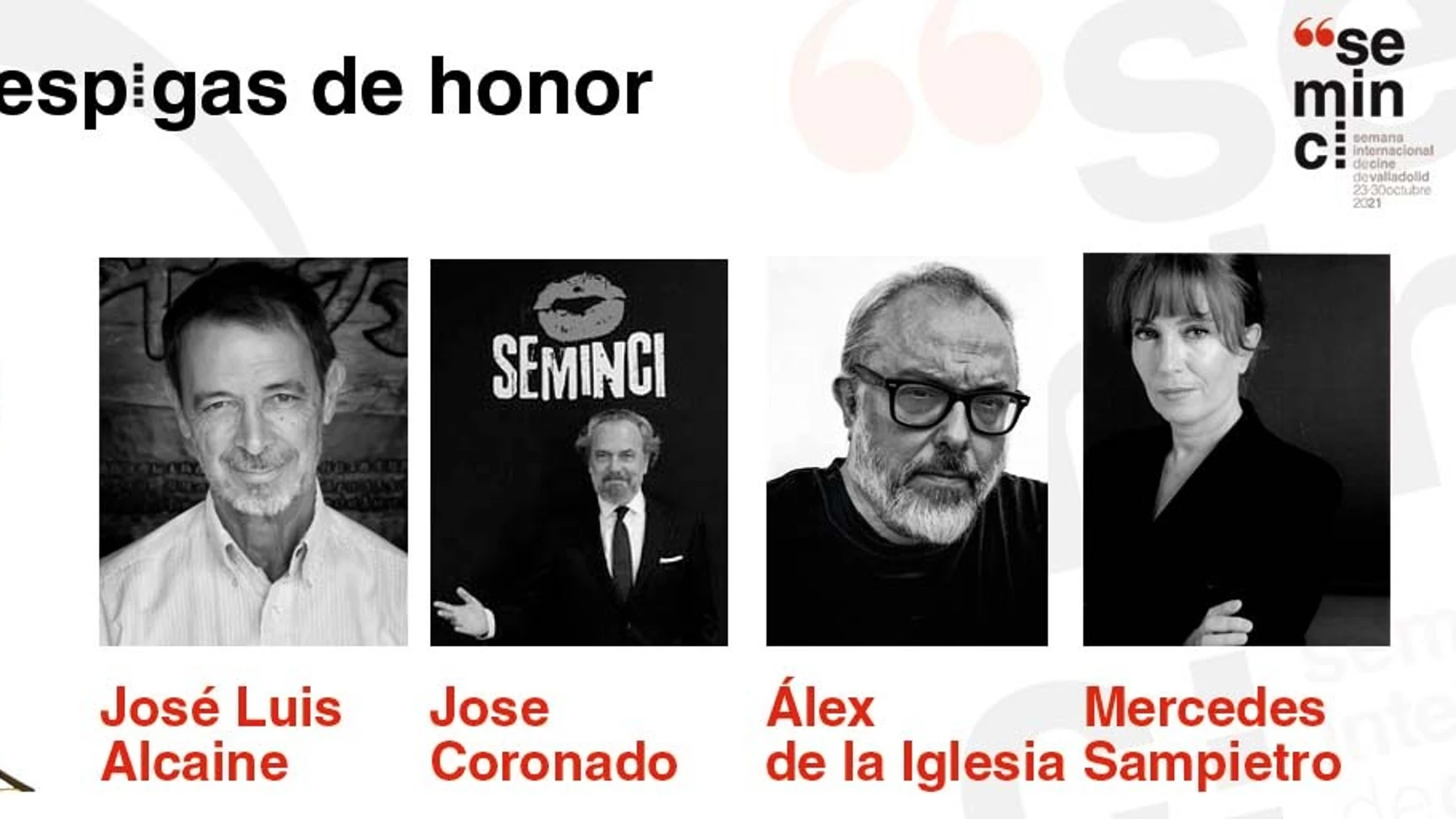 Galardonados con la Seminci en la edición de este año