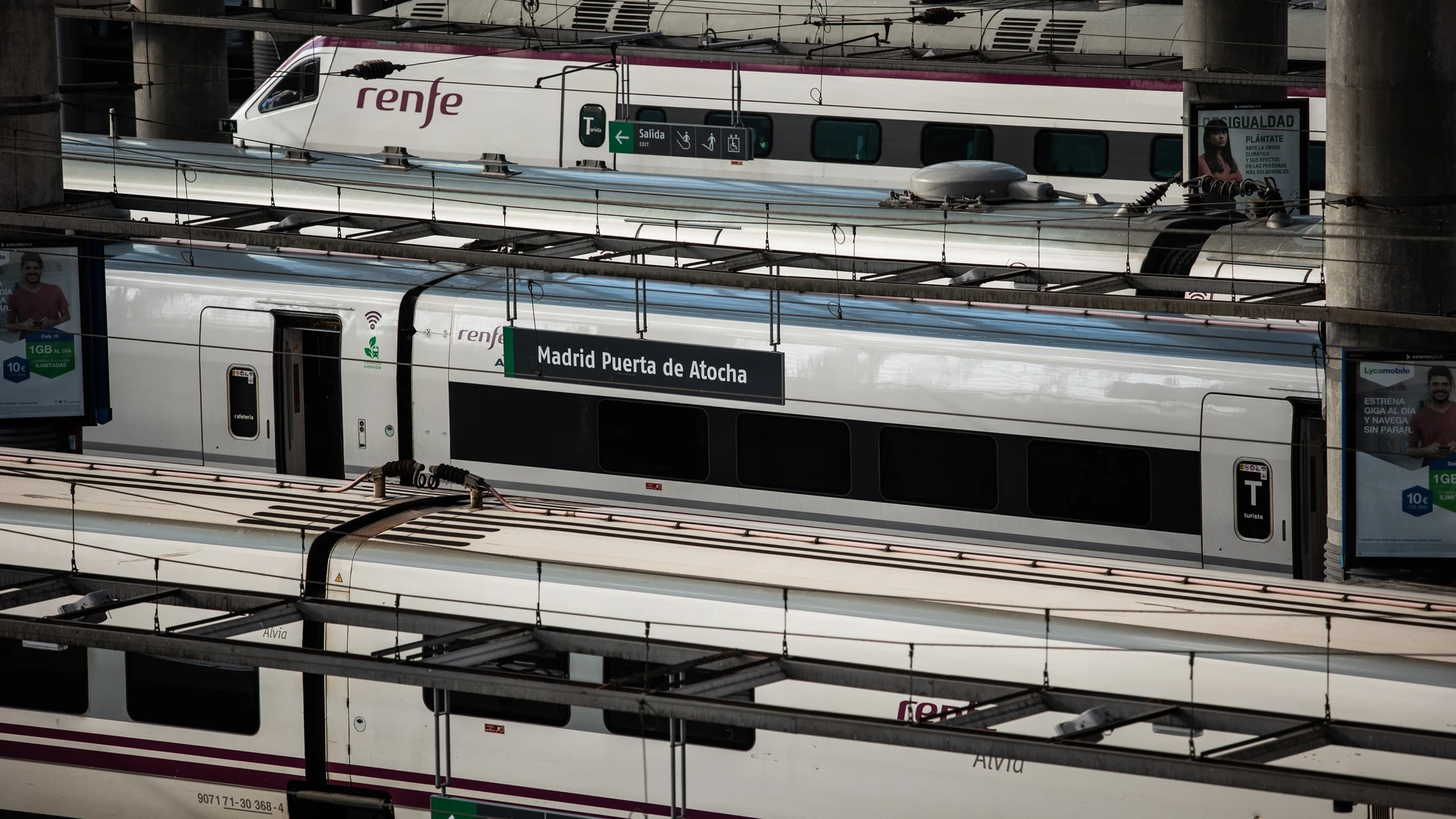Trenes de la estación de Atocha