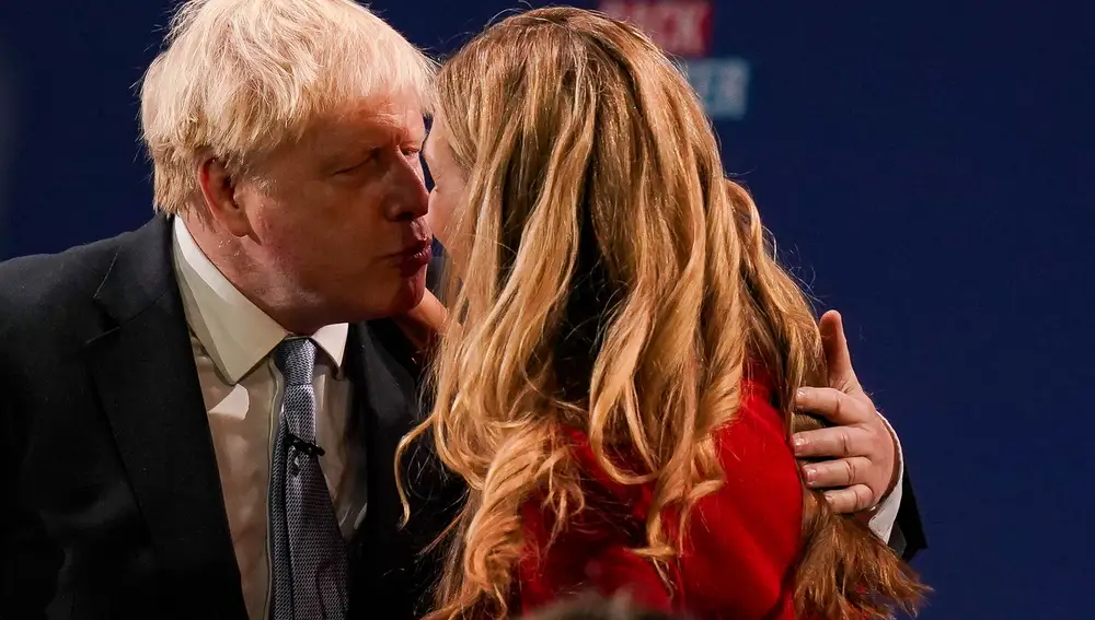 Boris Johnson, y su mujer, Carrie, en una imagen de archivo