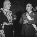Rafael Leónidas Trujillo junto a Francisco Franco