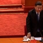El presidente chino, Xi Jinping, después de pronunciar su discurso por el aniversario de la Revolución de Xinhai
