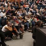 Cierre de la Uni de Otoño de Podemos en Rivas Vaciamadrid, con la presencia de Ione Belarra y Pablo Iglesias entre otros miembros de Podemos.