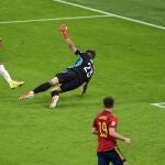 El gol de Mbappé en la final de la pasada edición de la Liga de Naciones