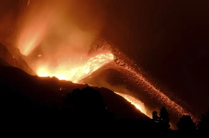 Las imágenes de la impresionante furia del volcán de La Palma
