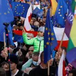  Una marea de polacos se moviliza a favor de la permanencia en la Unión Europea
