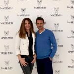 Nasrin Zhiyan junto al actor Luis Mottola.