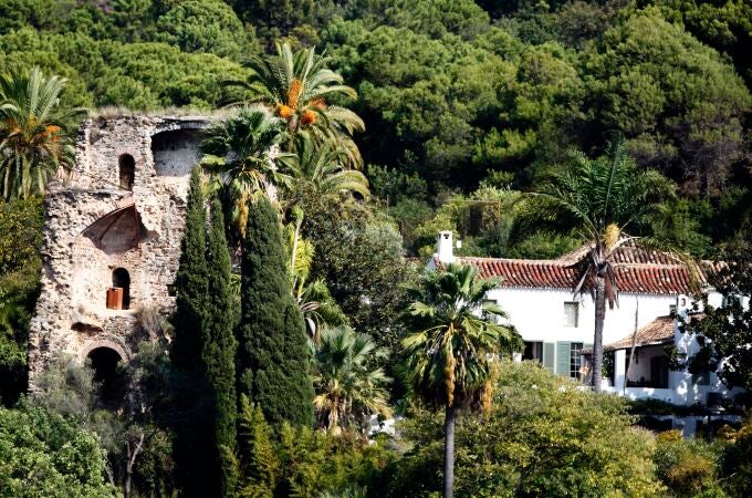 Vista de la lujosa villa en Benahavis (Málaga). EFE/ Jorge Zapata