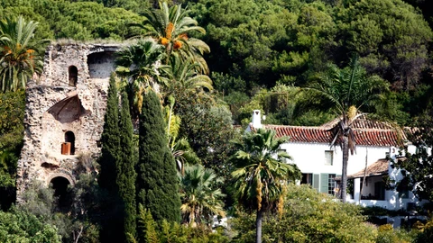 Vista de la lujosa villa en Benahavis (Málaga). EFE/ Jorge Zapata