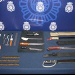 Material que se ha incautado al cabecilla del grupo yihadista desarticulado