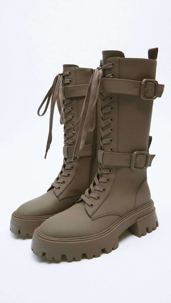 Esta es la BOTA MILITAR m s basta de ZARA que ROC O OSORNO