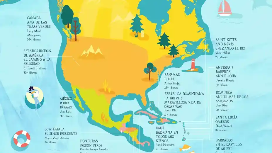 Los libros más traducidos de Norteamérica