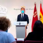El consejero de Presidencia, Turismo, Cultura y Deportes de la Comunidad de Murcia, Marcos Ortuño