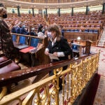 Sesión plenaria en el Congreso de los Diputados