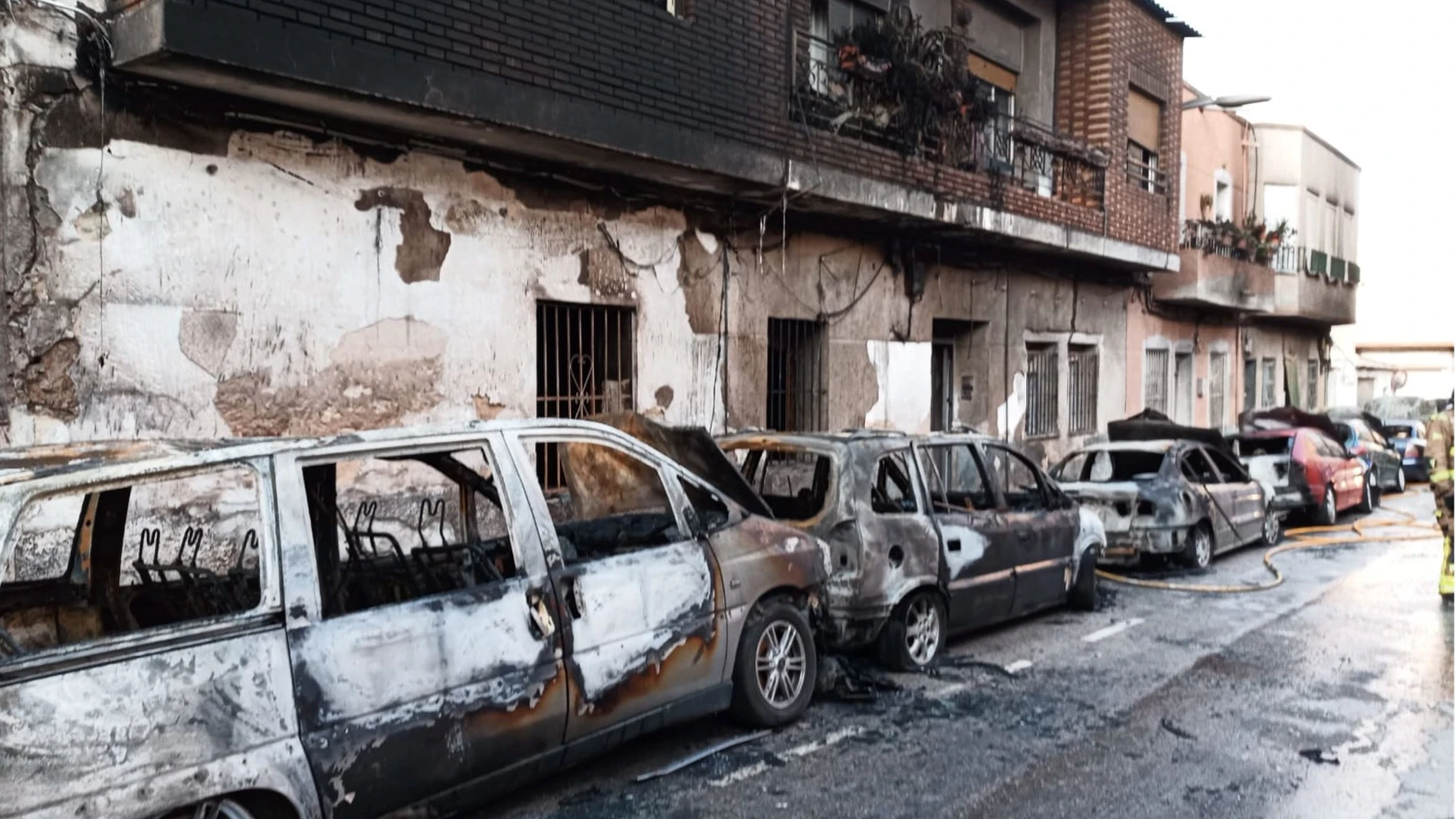 Estado en que quedó la vivienda tras el incendio