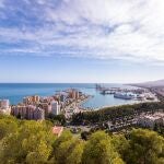 Málaga TechPark visto desde Gibralfaro