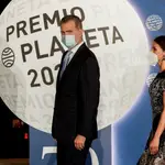 El rey Felipe VI y la reina Letizia presiden la ceremonia de entrega de la 70 edición del Premio Planeta de novela.