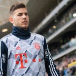 El futbolista del Bayern Lucas Hernández