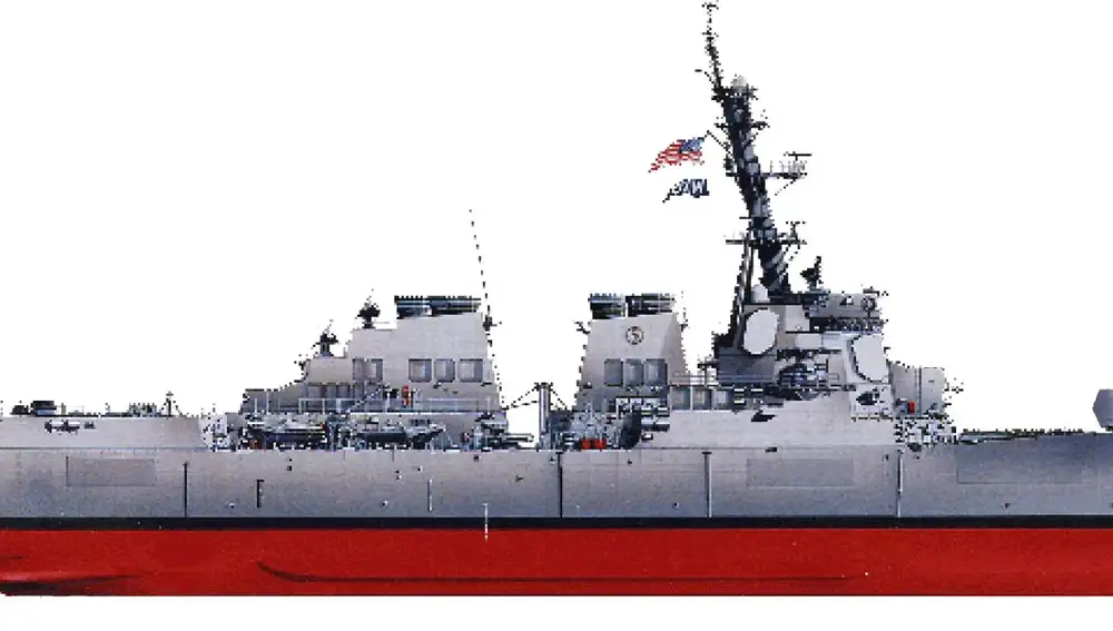 Destructor de la USS Navy de la clase Arleigh Burke