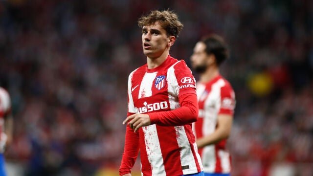 Antoine Griezmann con el Atlético de Madrid.