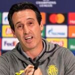 Unai Emery, entrenador del Villarreal.