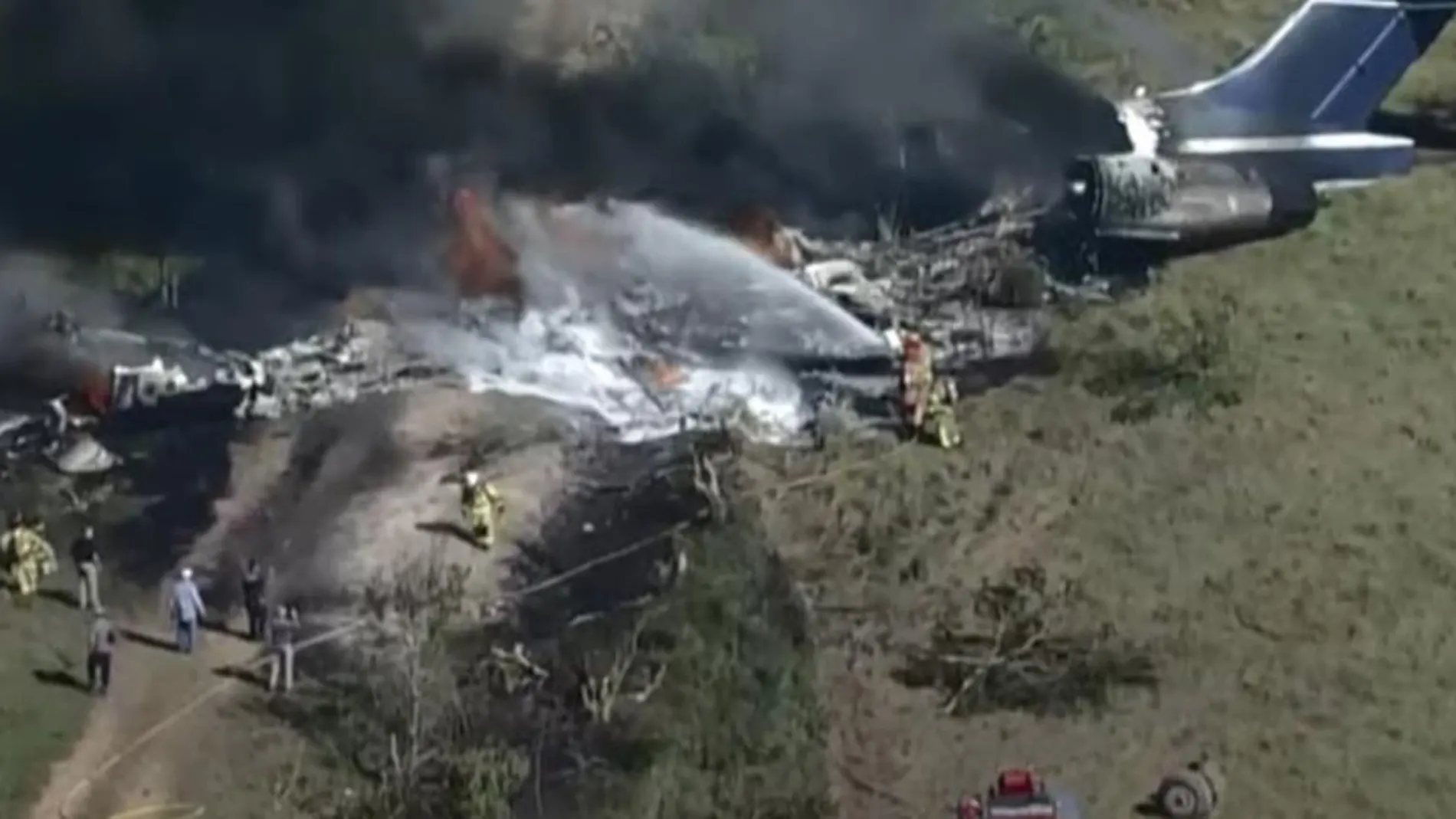 Un avión se ha estrellado este martes en el condado de Waller, en el estado de Texas (EE UU)