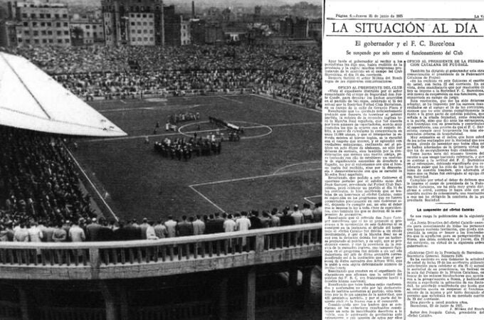 El campo de Les Corts y la resolución de cierre de 1925