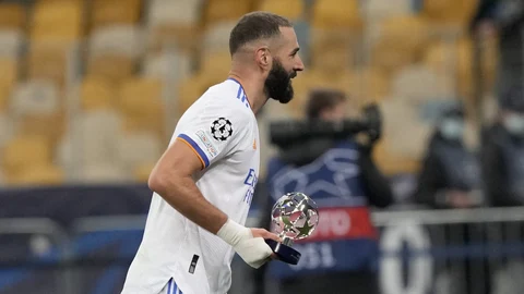 Karim Benzema, "Mejor jugador" ayer en Kiev