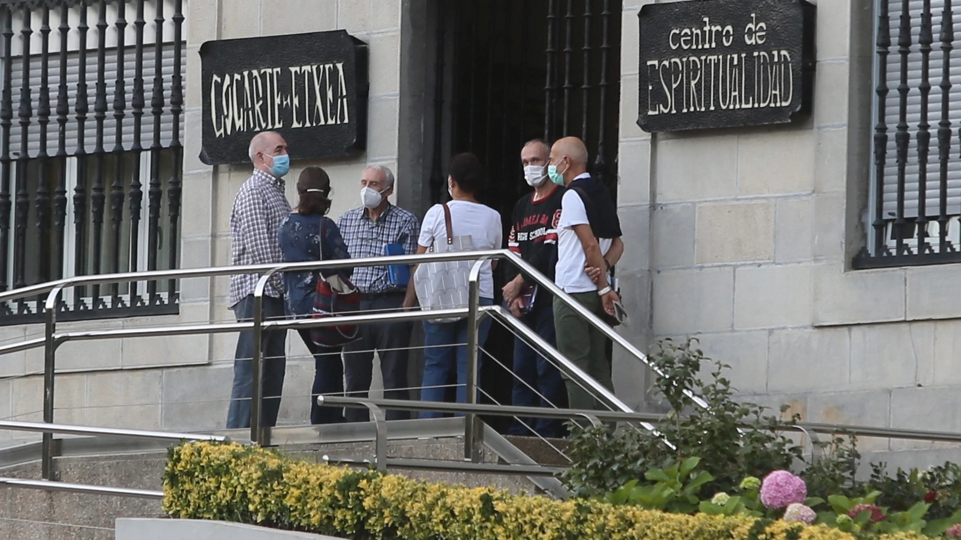 Entrada al centro de Espiritualidad del Santuario de Loiola, donde se ha producido un brote de Covid-19, en Azpeitia, Guipuzcoa, Euskadi (España). El Santuario de Loiola ha registrado un brote de Covid-19 en el que se han contagiado 22 personas y cuatro religiosos jesuitas, todos ellos de avanzada edad y con patologías previas, han fallecido