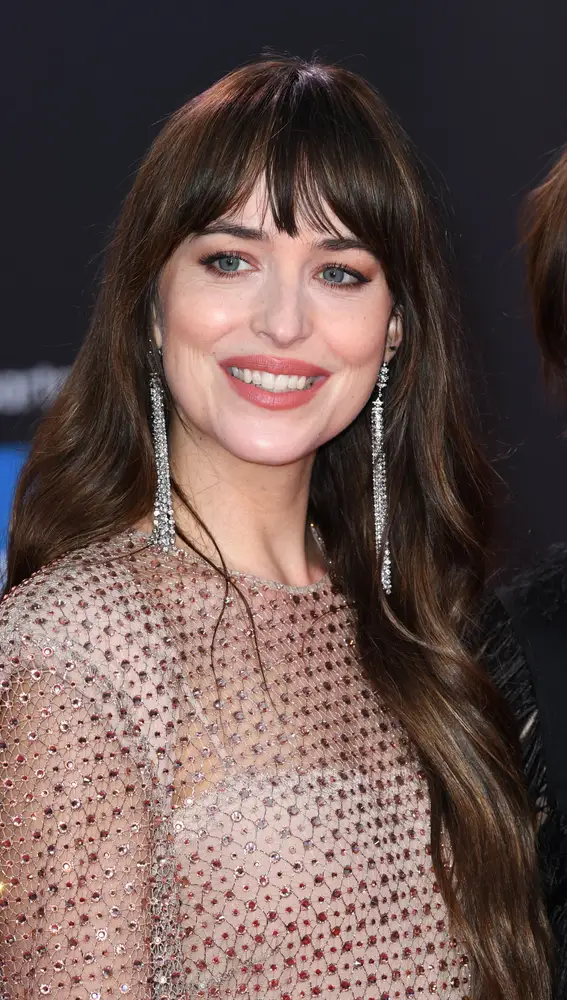 Actress Dakota Johnson attending the UK premiere of 'The Lost Daughter' during the BFI London Film Festival on Wednesday October 13, 2021.
